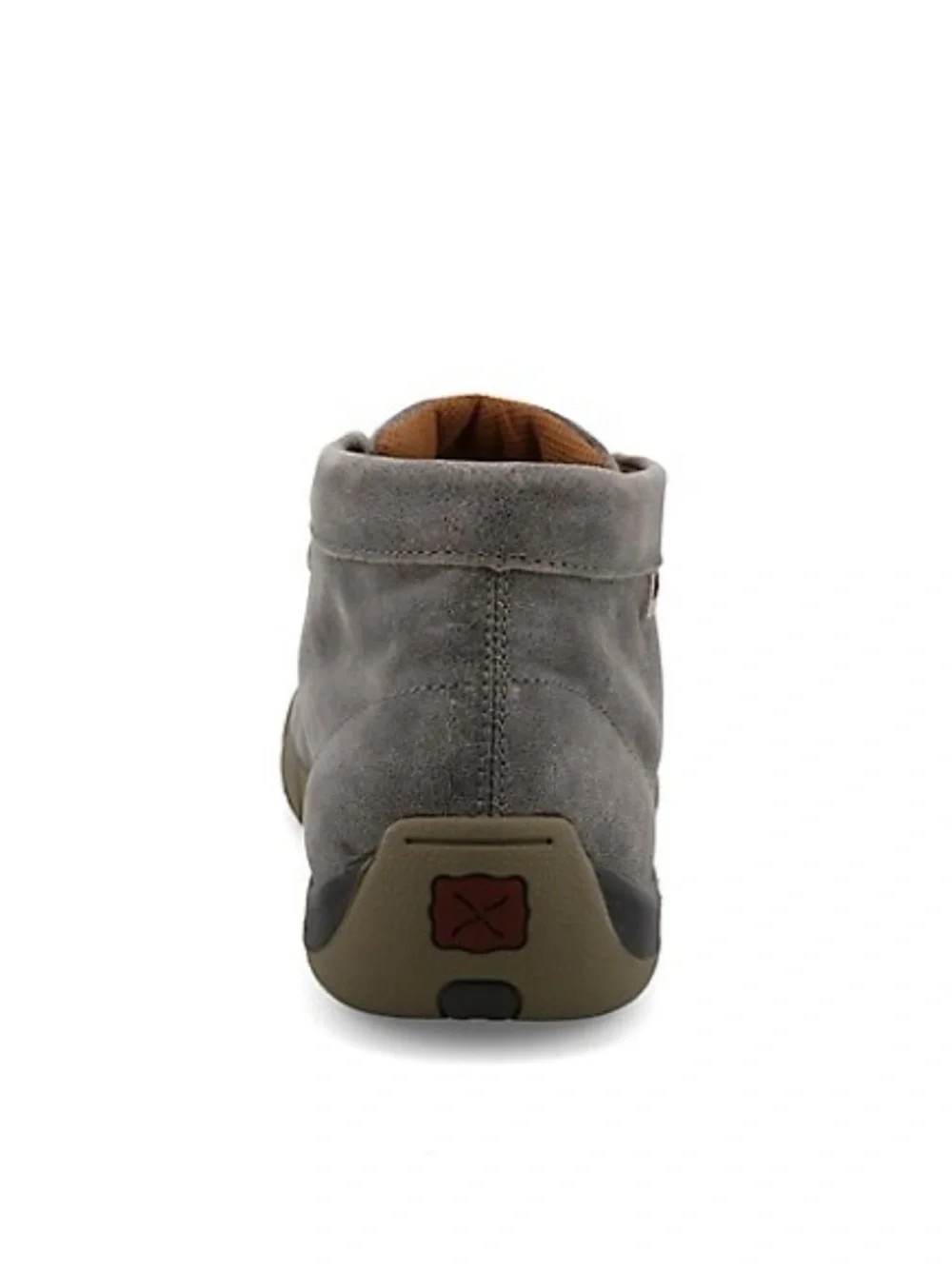 Twisted X Men's Chukka Leather Driving Moc Shoes in Grey
